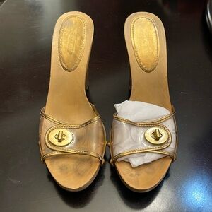 Coach Cagney Wooden Sandal